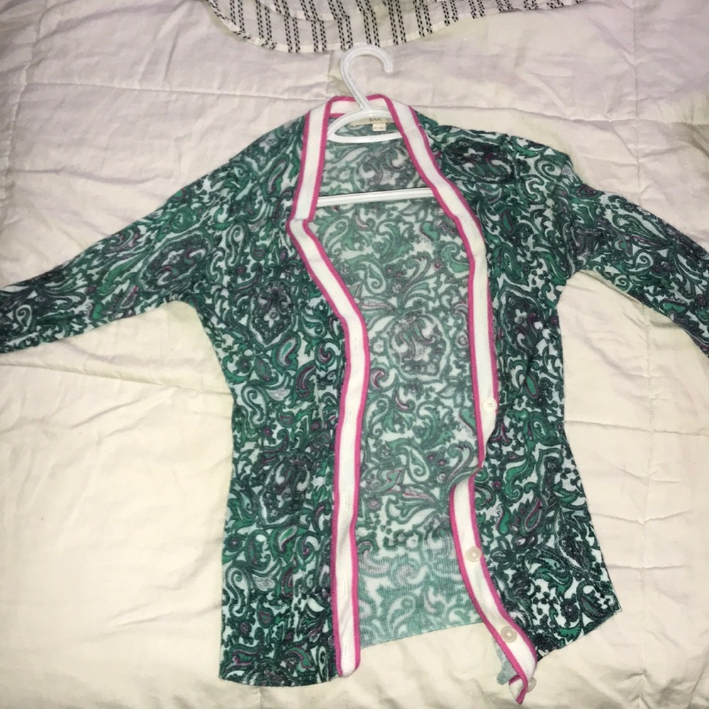 Funky Ann Taylor loft cardigan